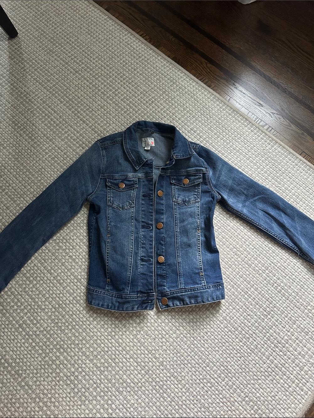 J. Crew Girls' Medium Wash Denim Jacket - Blue